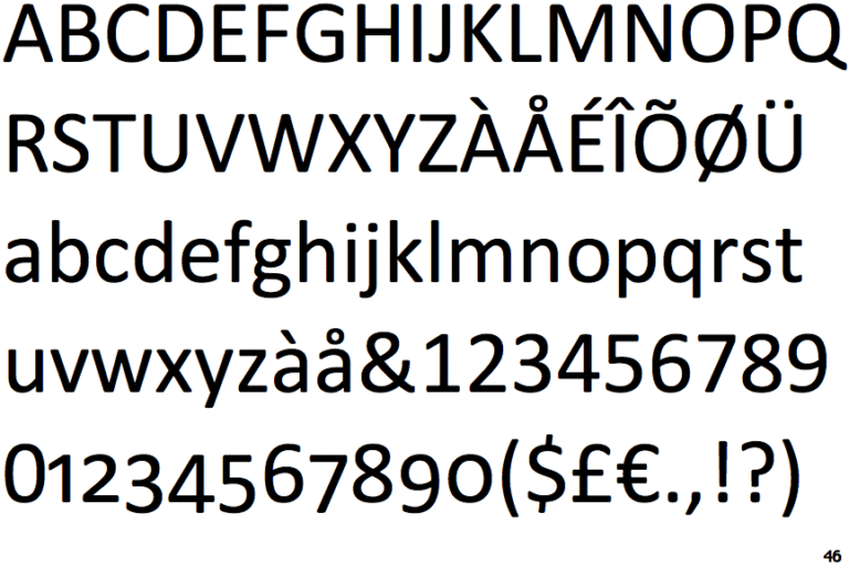 microsoft office gothic fonts